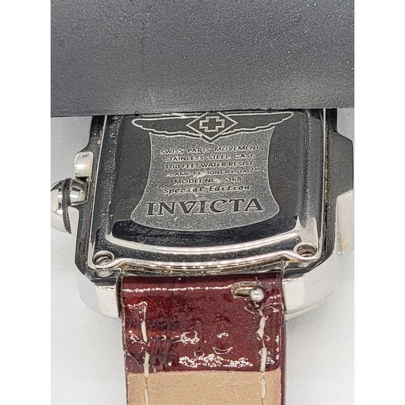 Invicta Women\'s 5168 Baby Lupah Collection Mother-of-Pearl Dial Leather Watch main image 7